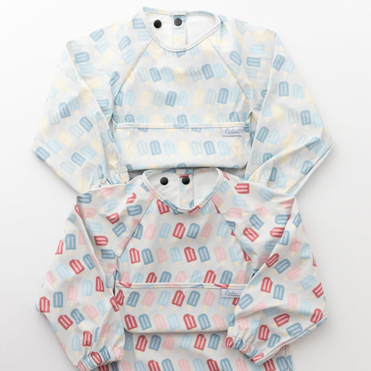The Grayson Long Sleeve Bib - Popsicles