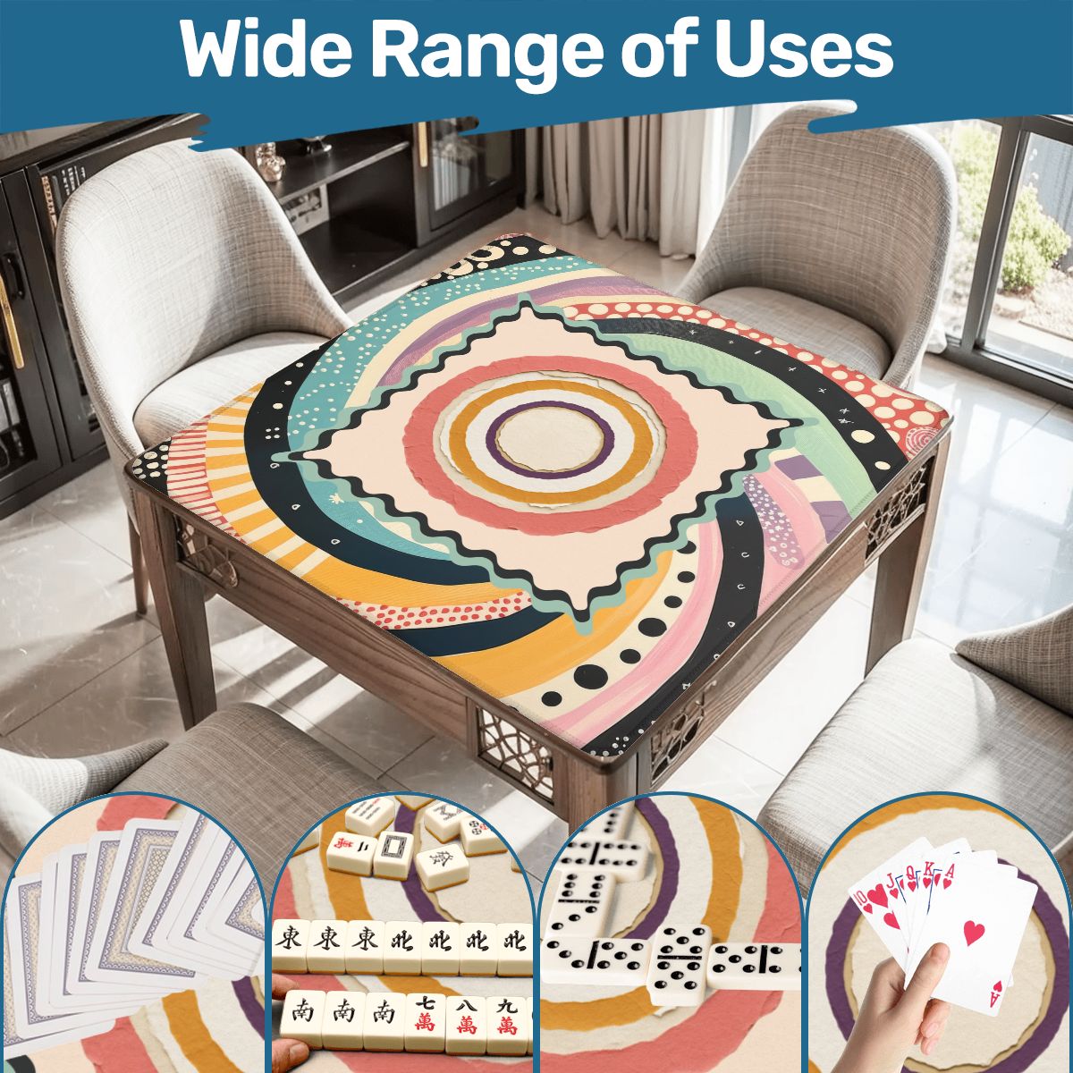 Mahjong Mat Modern Cyclone