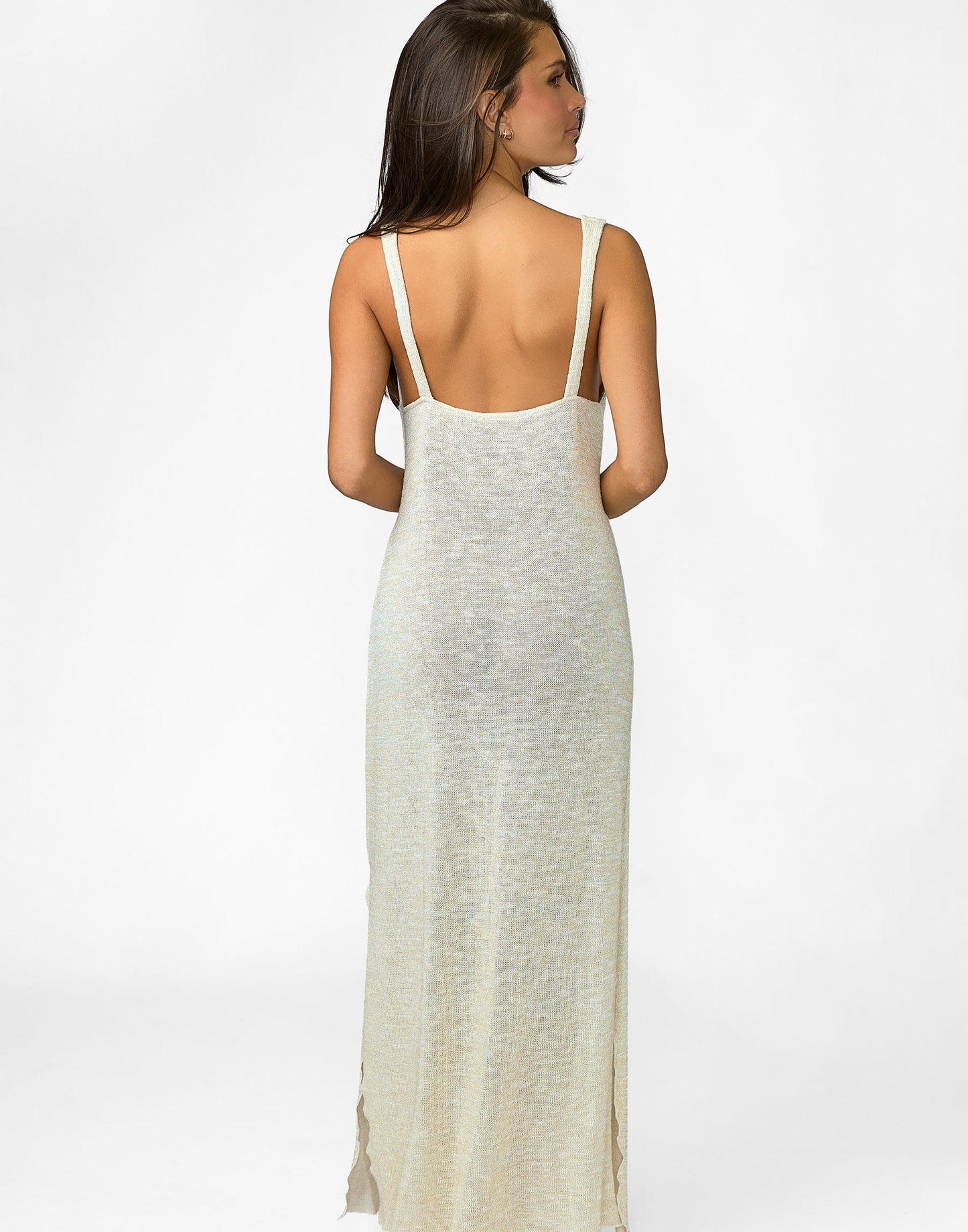 Amaia Maxi Dress - Gold Knit
