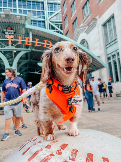 Dog Adjustable Harness - Neon Orange