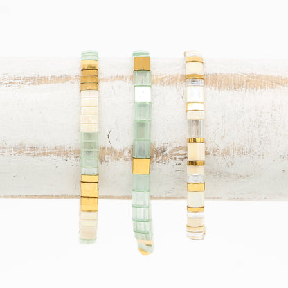 ATLANTIS - Tila Bead Bracelet Stack of 3