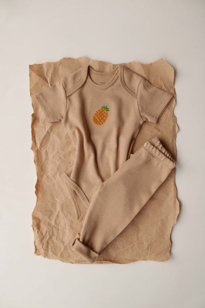 Pineapple Short Sleeve-Pant Set