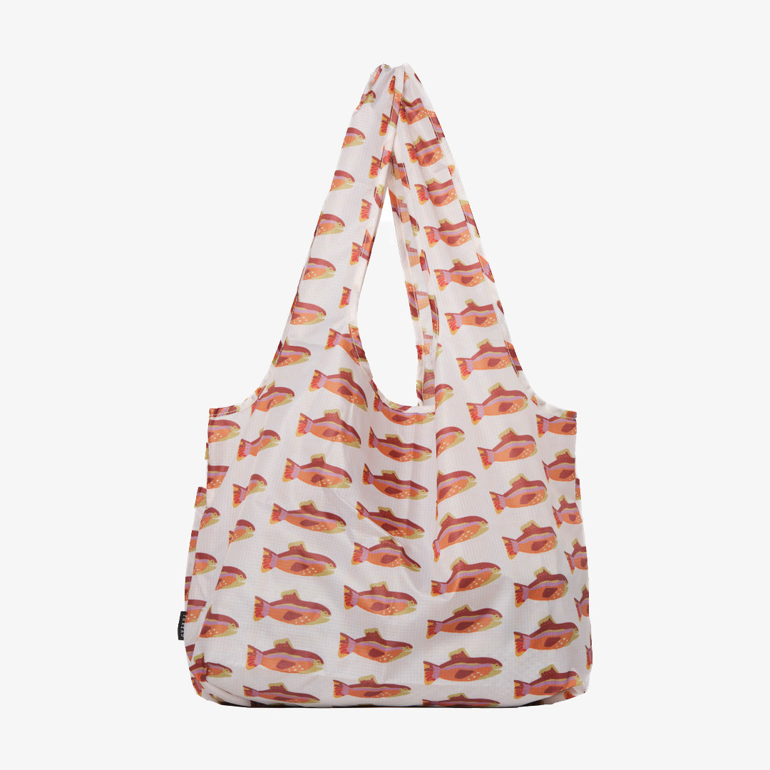 Trout - Reusable Market Tote Bag