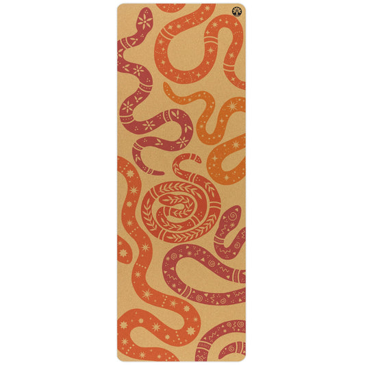 Awaken and Transform Aura Cork Yoga Mat