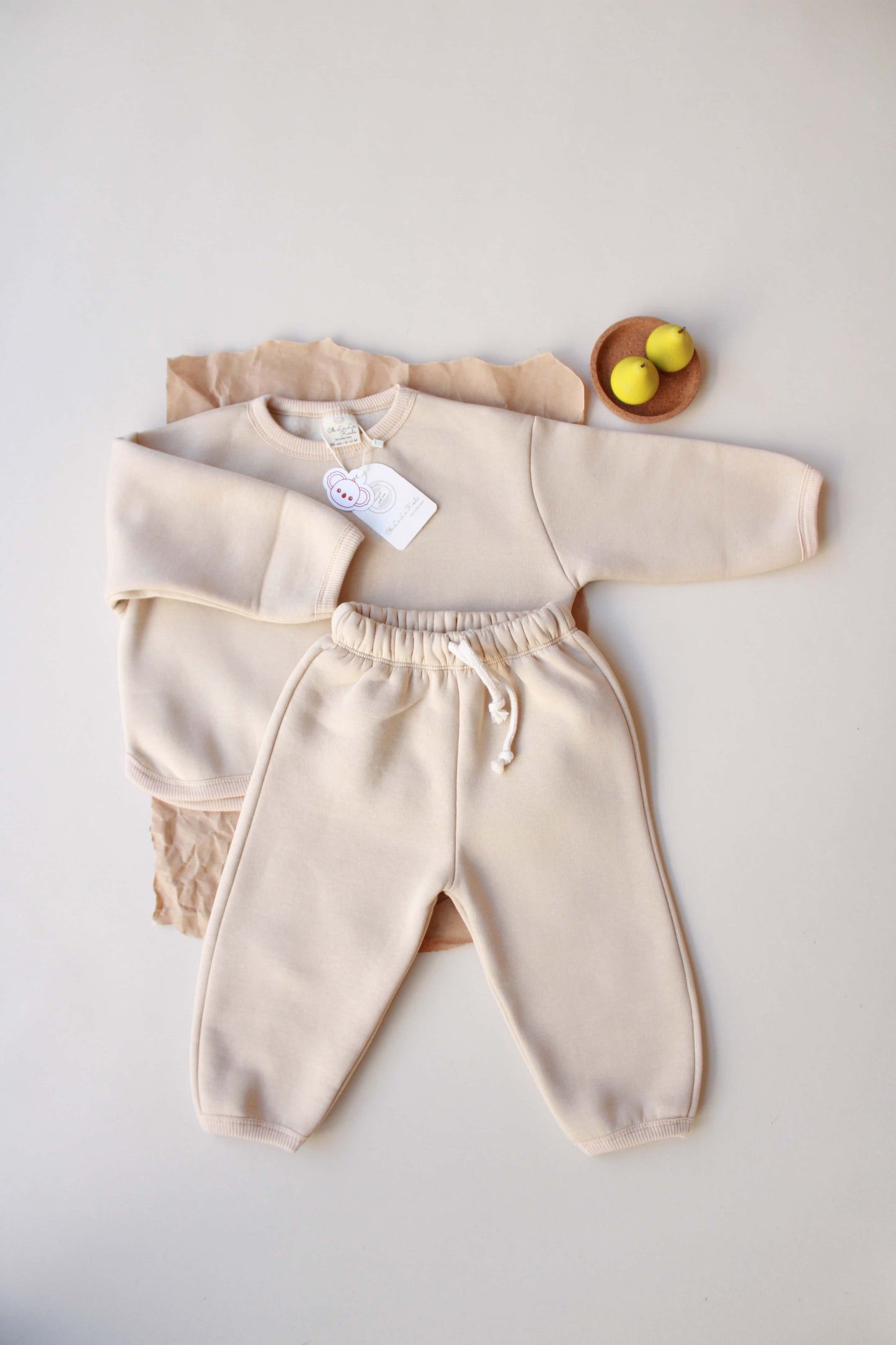 Noa 2 Piece Beige Set