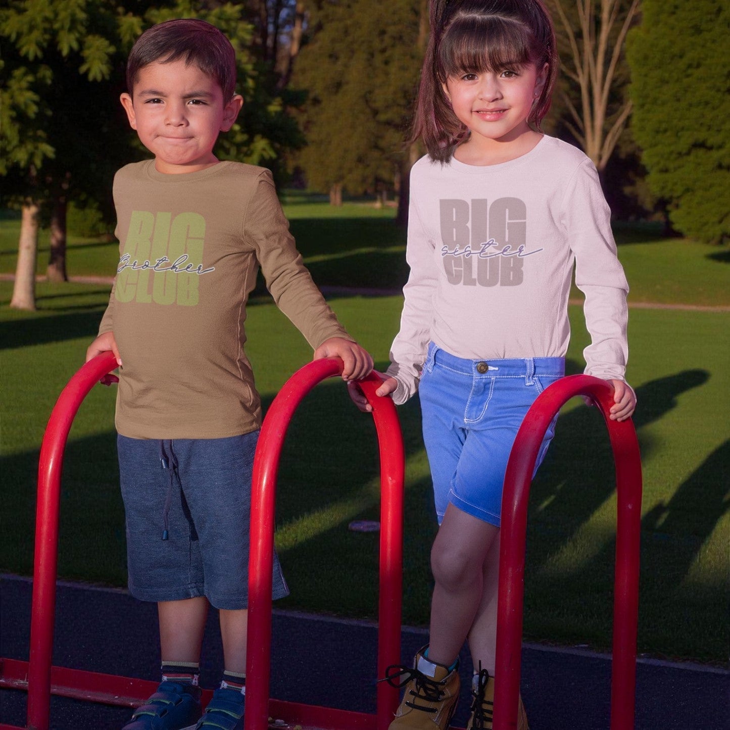Big Sister Youth & Toddler Long Sleeve Graphic Tee