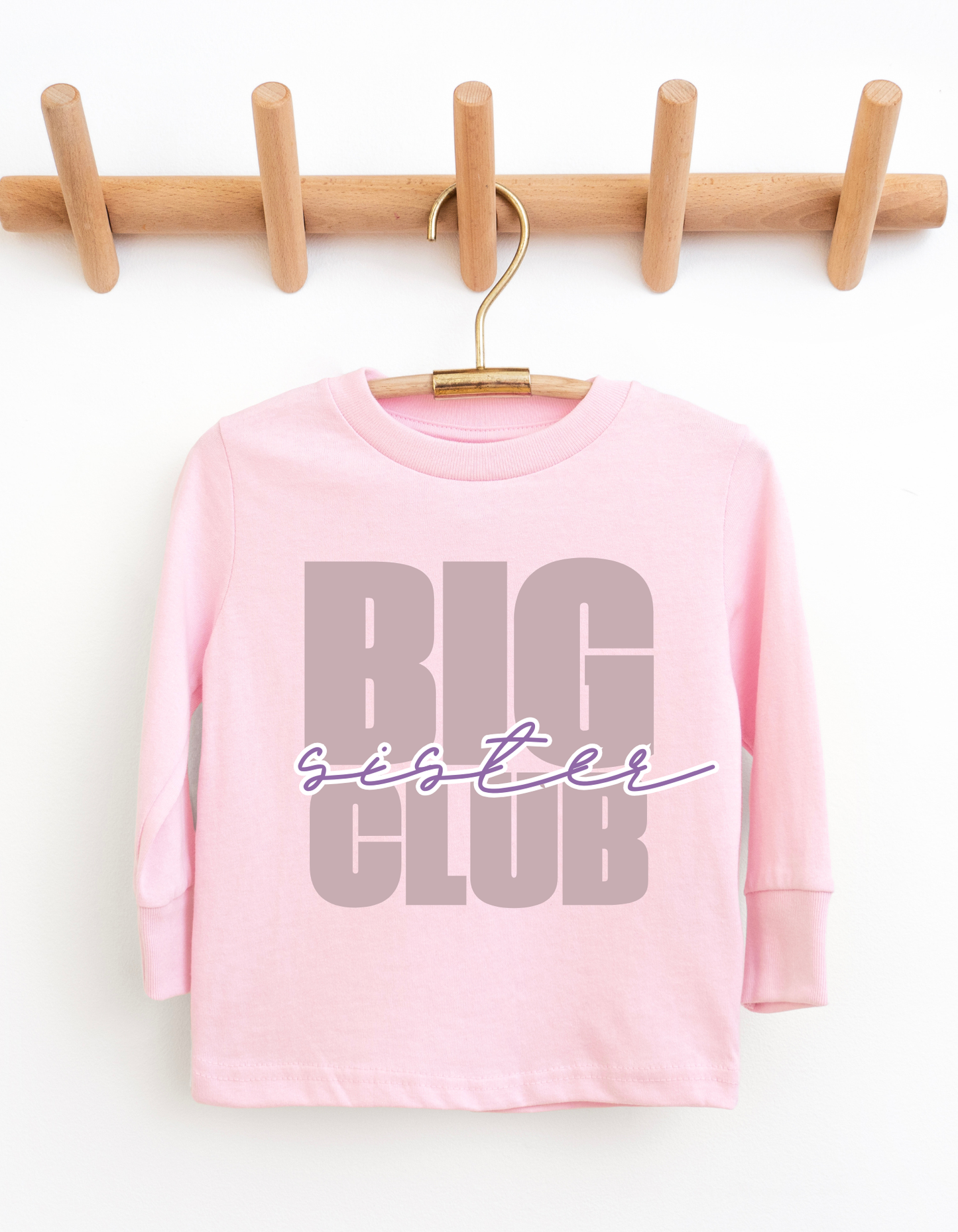 Big Sister Youth & Toddler Long Sleeve Graphic Tee