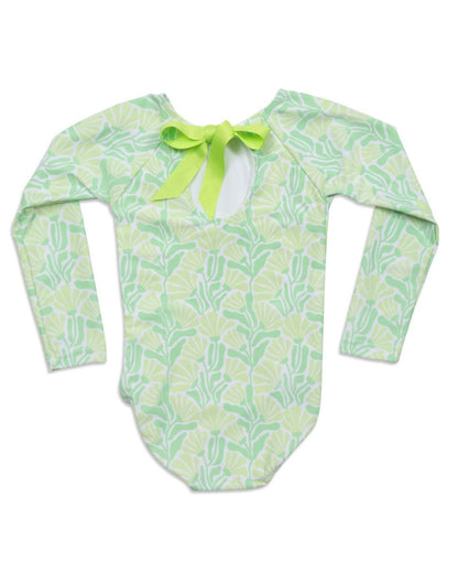 Bloomin' Petals Girls Long Sleeve with Keyhole
