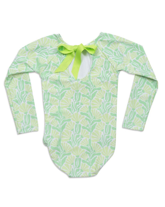 Bloomin' Petals Girls Long Sleeve with Keyhole