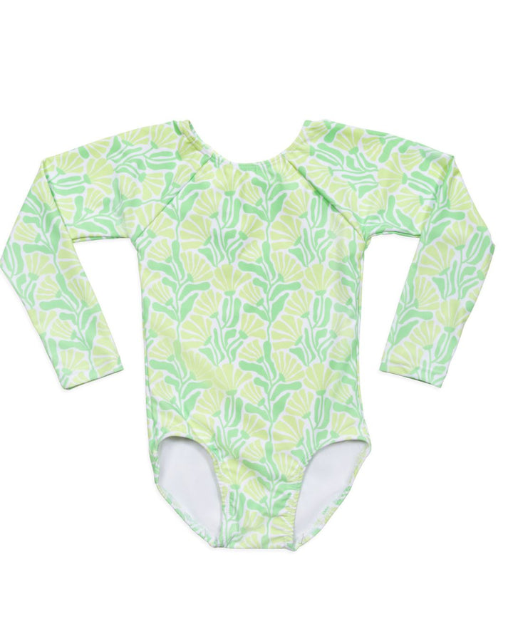 Bloomin' Petals Girls Long Sleeve with Keyhole