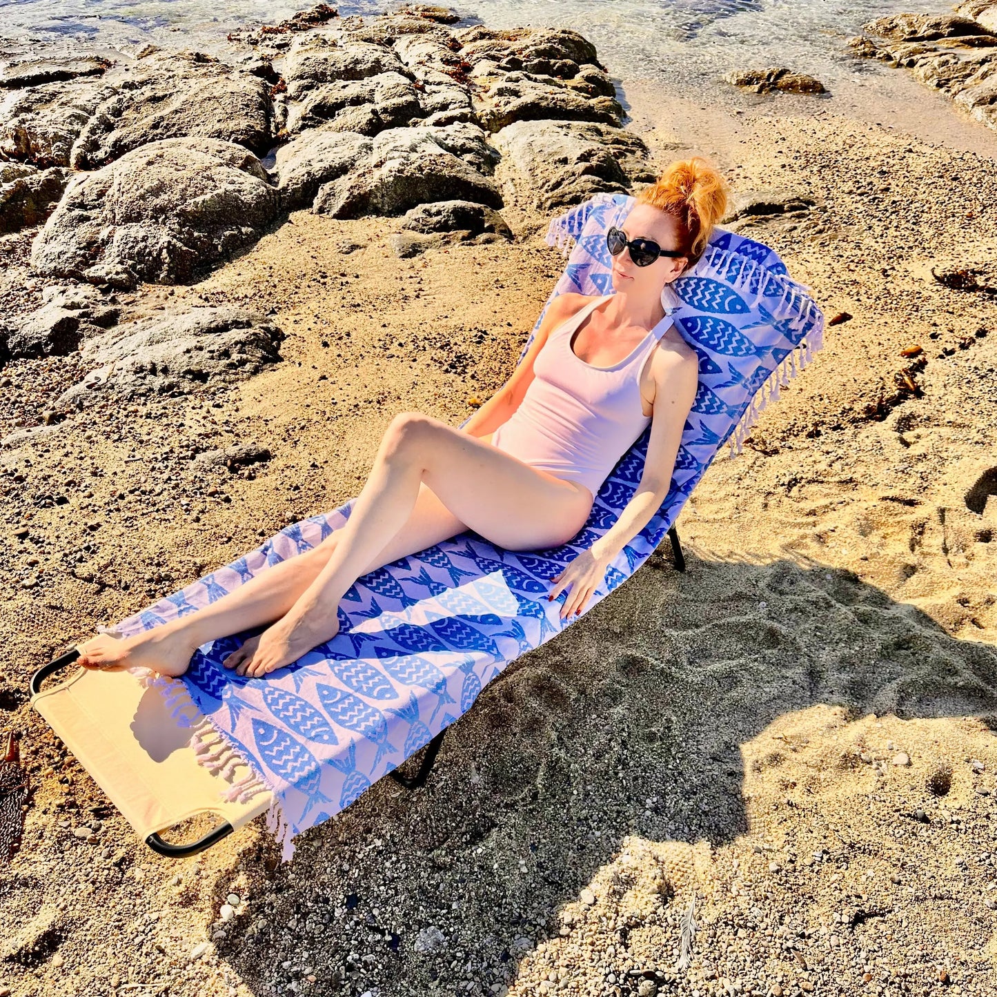 Pattern 3 in 1 Turkish Cotton Beach Bag