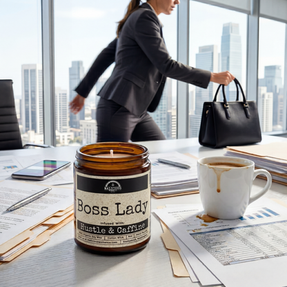 Boss Lady | 9oz Funny Gift Candle | Malicious Women Co.