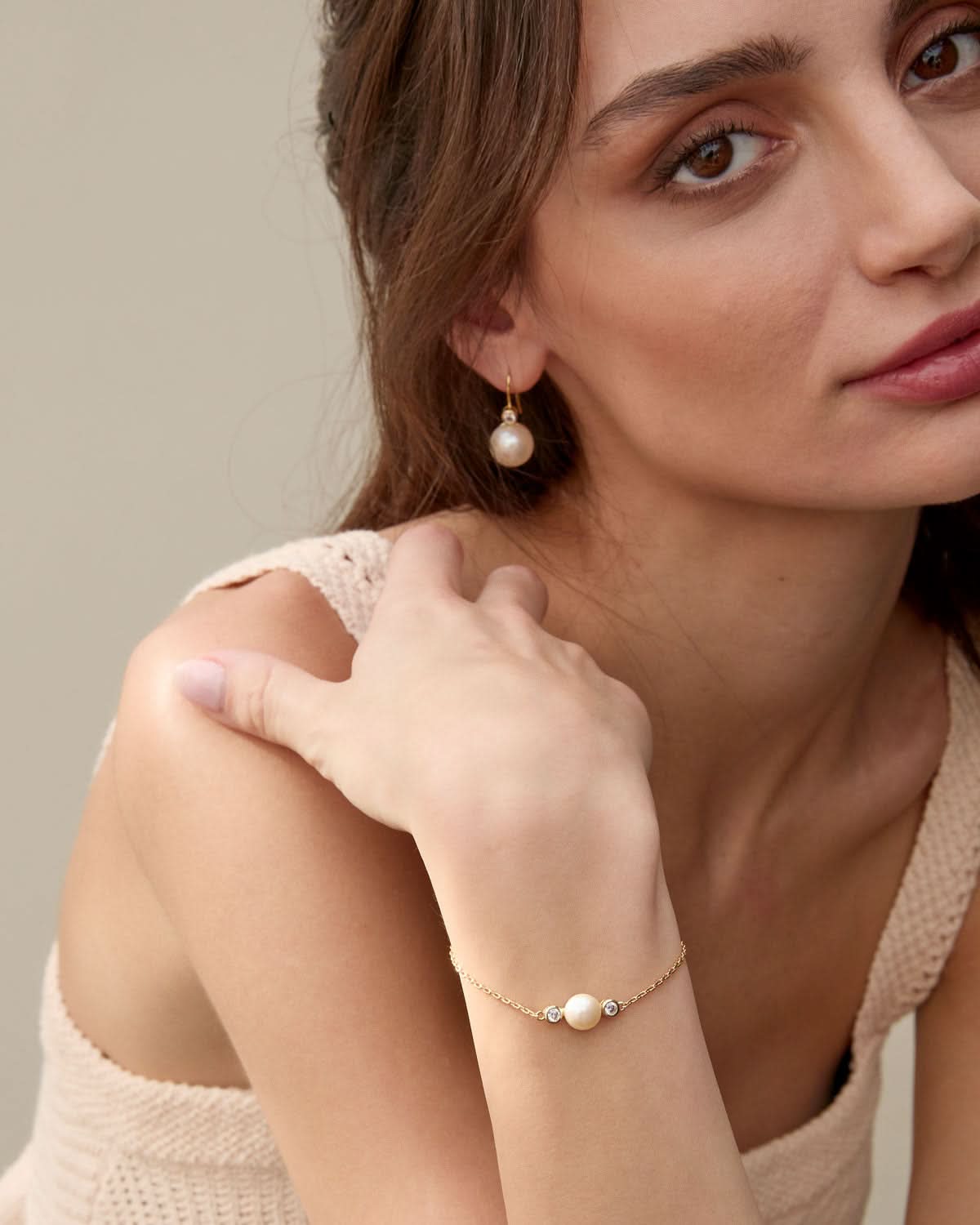 By My Side Pearl Bracelet