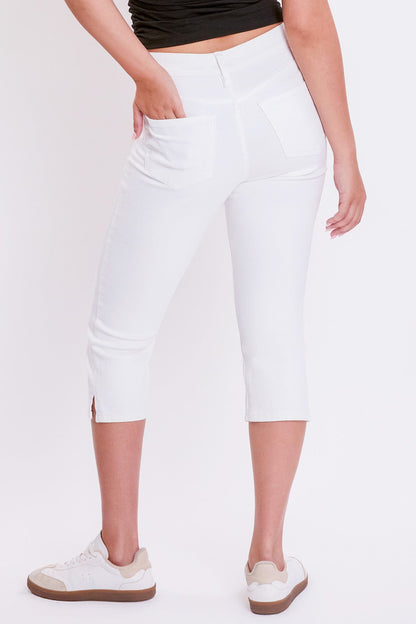 Women's Luxe High Rise Capri with Side Slit