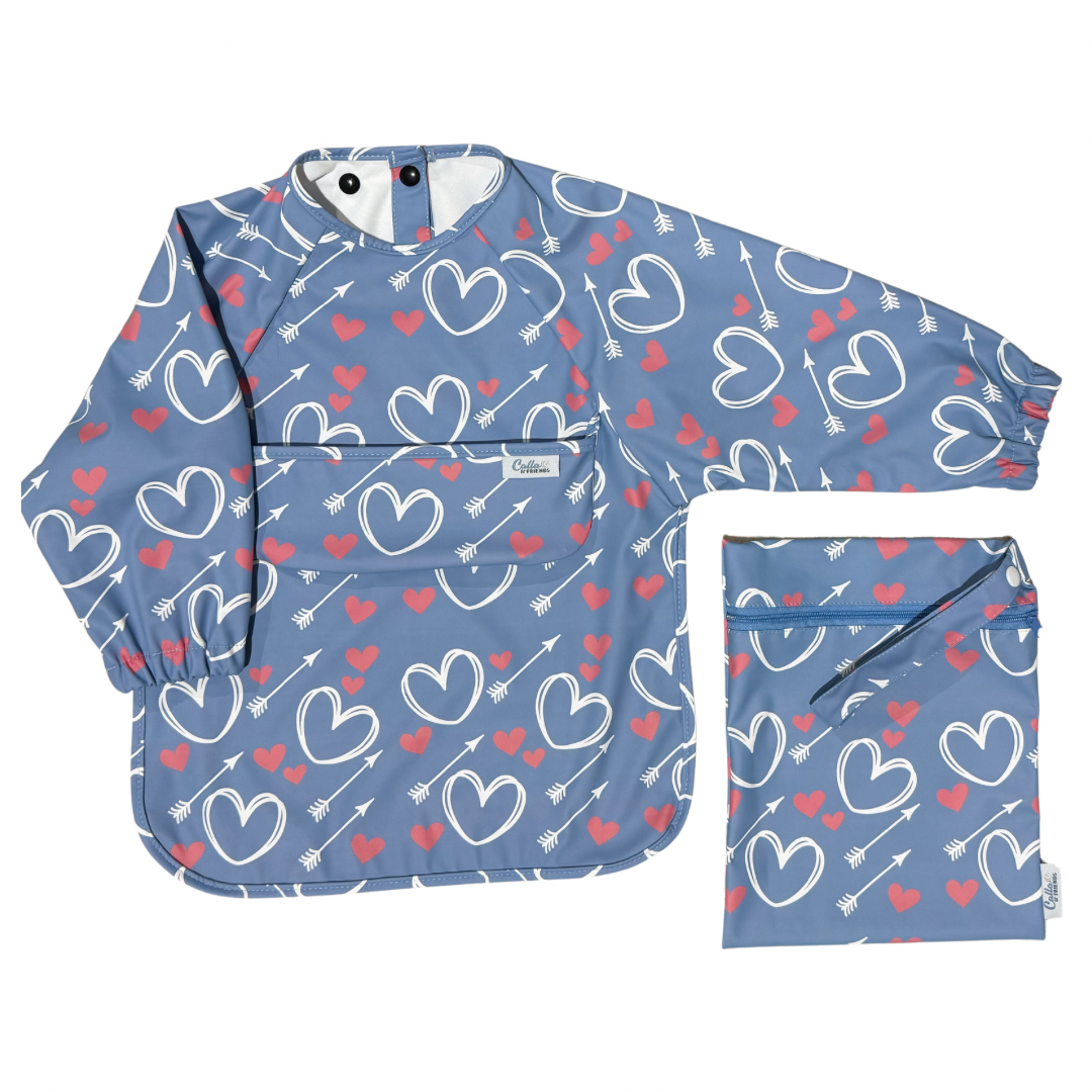 The Grayson Long Sleeve Bib - Limited Edition Love Struck