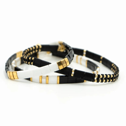 CAIRO - Tila Bead Bracelets Stack