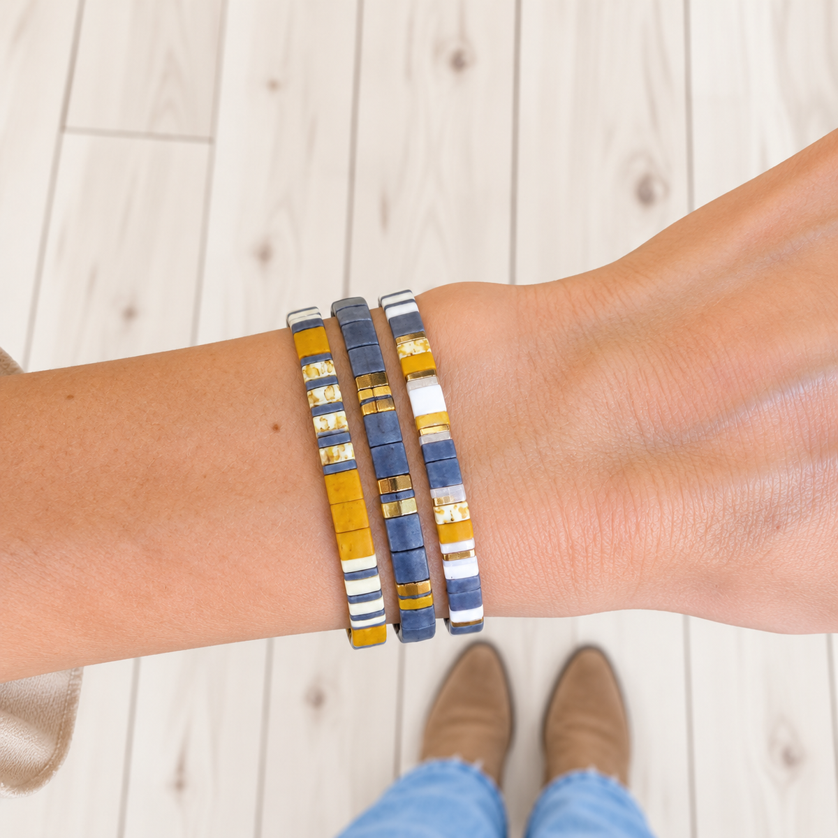 YELLOWSTONE - Beaded Bracelets - Set of 3