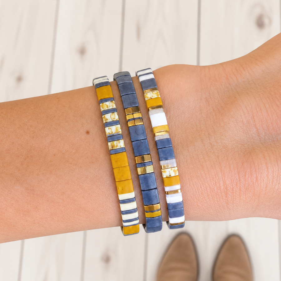 YELLOWSTONE - Beaded Bracelets - Set of 3