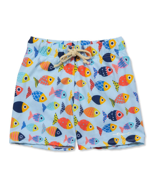 Colorful Fish Swim Trunks