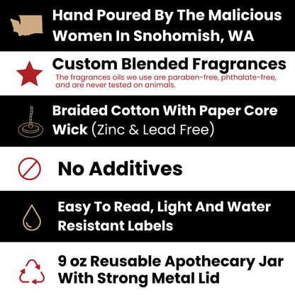 Proud Parent Of A Dramatic Dog | Scent: Citron & Stone | 9oz Family Candle | Malicious Women Co