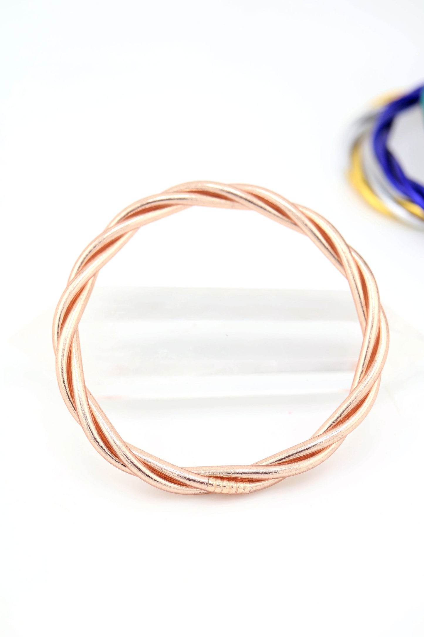 Twisted Thai Buddhist Temple Bracelets, Mantra Bangle, Kumlai, Colors & Sizes Available