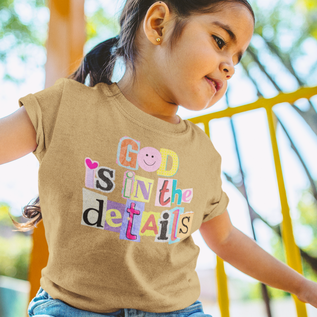 God Is In The Details Youth & Toddler Grpahic Tee
