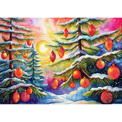 Christmas Sunrise 1000 Piece Jigsaw Puzzle Enjoy