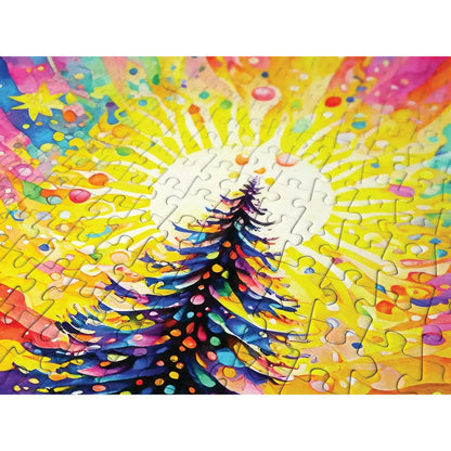 Christmas Tree Celebration 1000 Piece Jigsaw Puzzle Enjoy