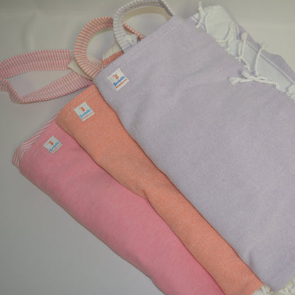 3 in 1 Turkish Cotton Beach Bag, Towel and Chair Cover