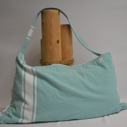 3 in 1 Turkish Cotton Beach Bag, Towel and Chair Cover