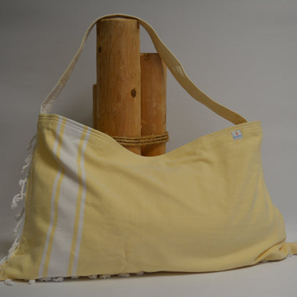 3 in 1 Turkish Cotton Beach Bag, Towel and Chair Cover