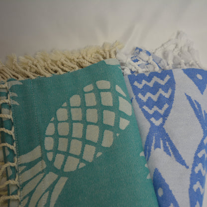 3 in 1 Turkish Cotton Beach Bag, Towel and Chair Cover