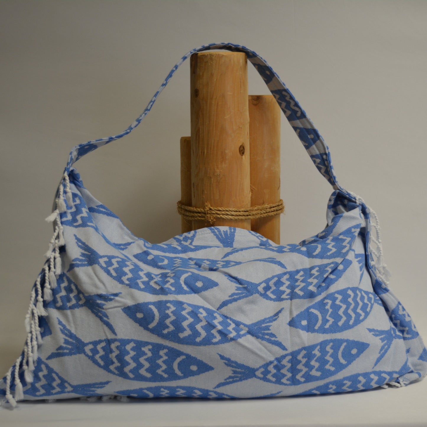 3 in 1 Turkish Cotton Beach Bag, Towel and Chair Cover