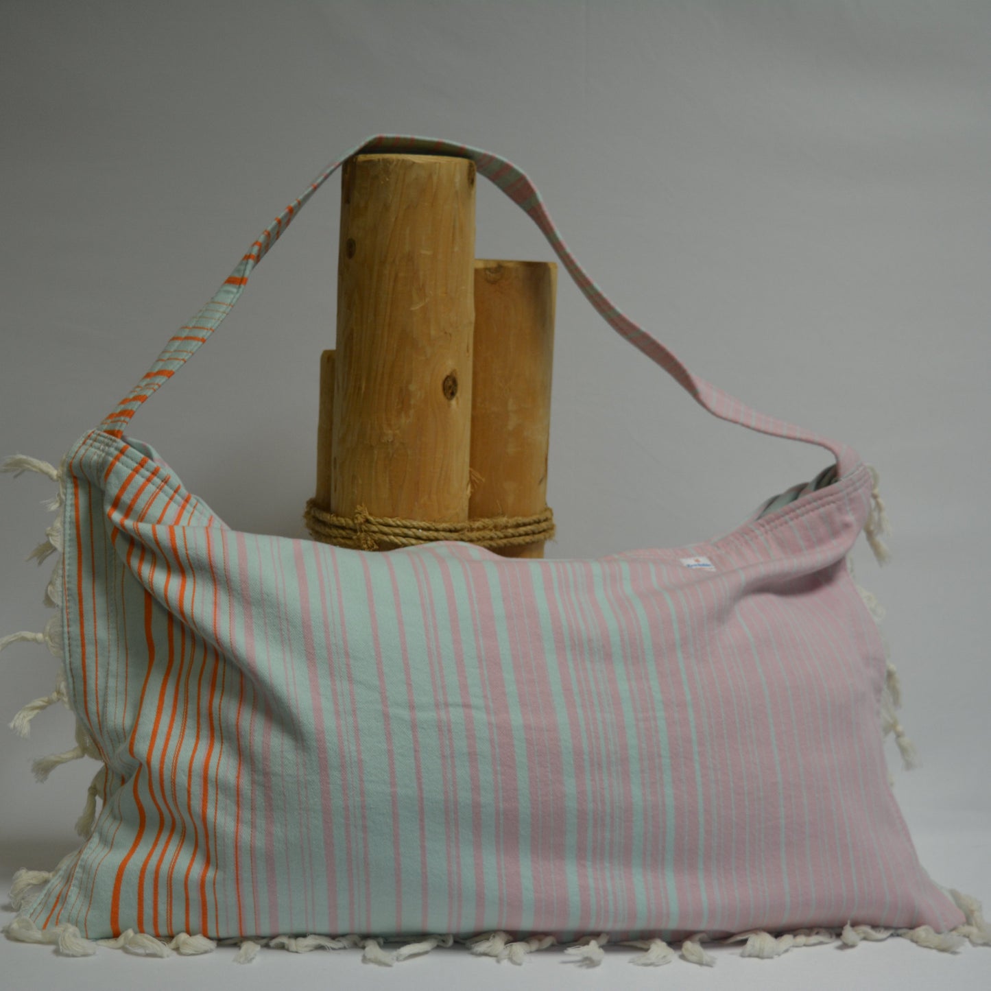 3 in 1 Turkish Cotton Beach Bag, Towel and Chair Cover