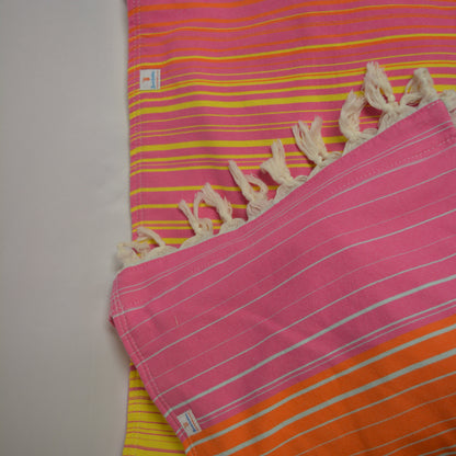 3 in 1 Turkish Cotton Beach Bag, Towel and Chair Cover