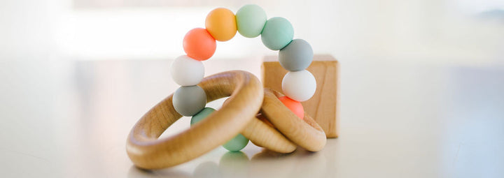 Saturn Ring Wooden Baby Teether