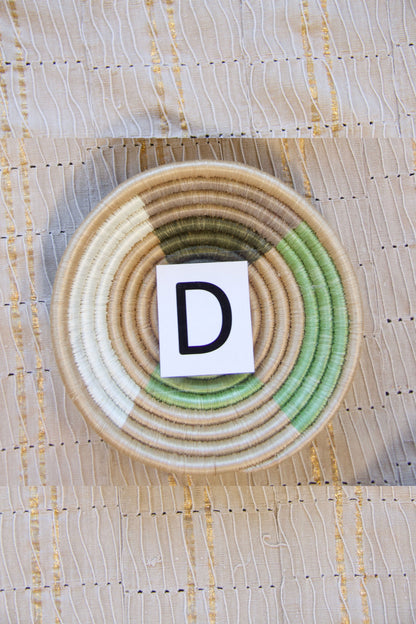 African Baskets, Earthy Neutral Global Decor, from Rwanda, Assorted Sizes