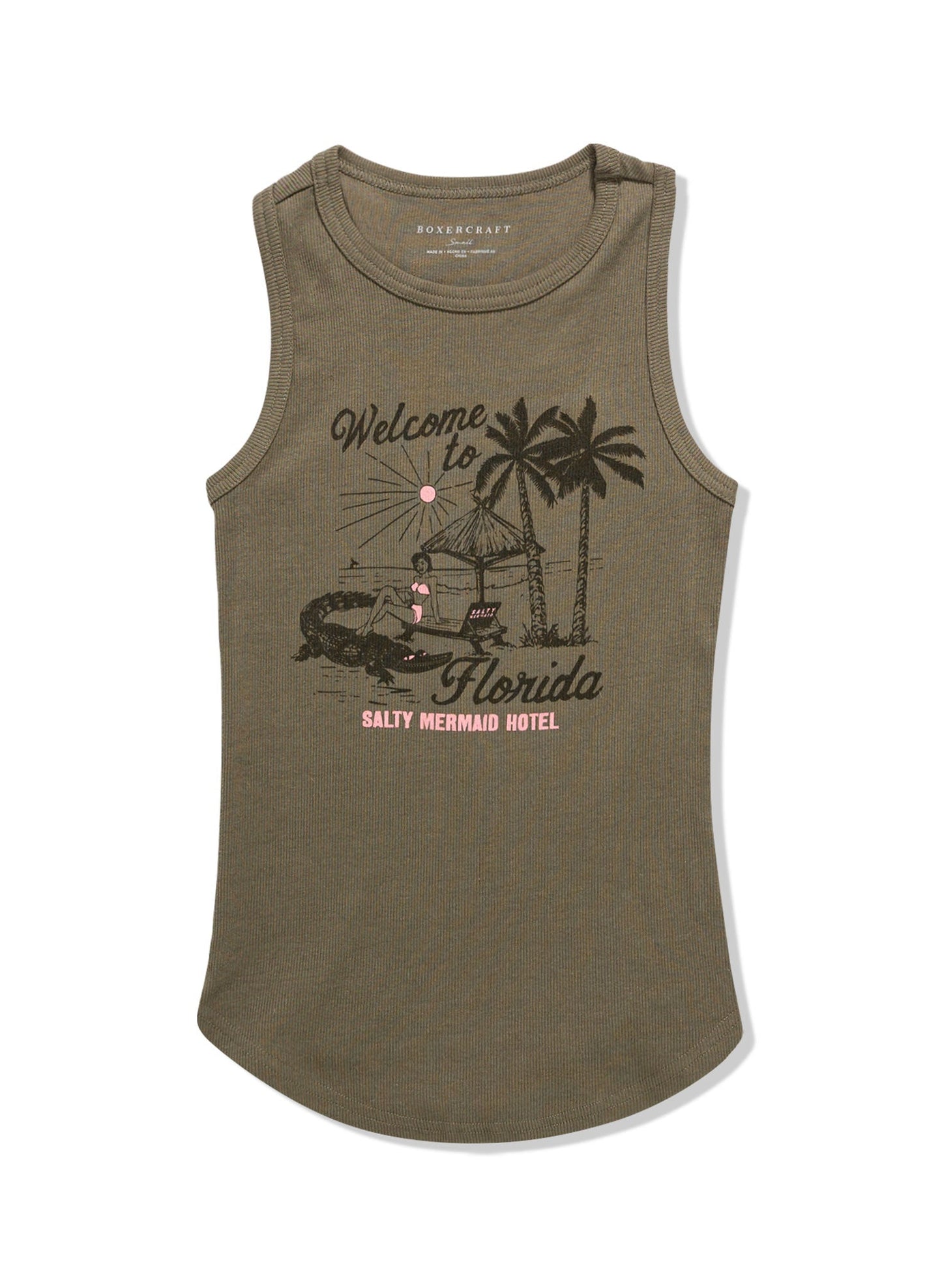 'Welcome to Florida' Fitted Tank Top