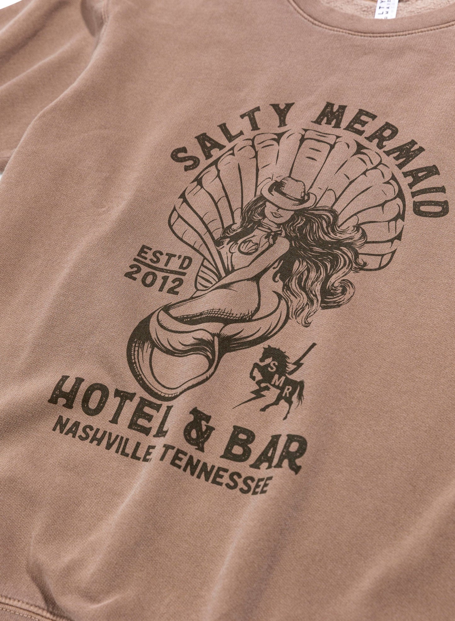 Nashville 'Salty Mermaid Hotel & Bar' Crewneck Sweatshirt