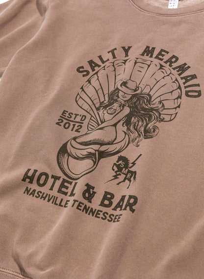 Nashville 'Salty Mermaid Hotel & Bar' Crewneck Sweatshirt
