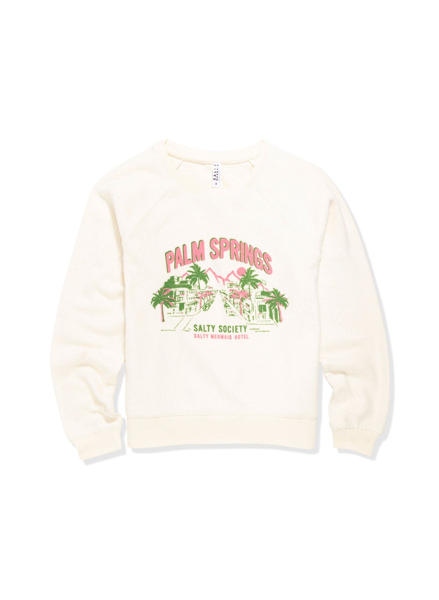 Palm Springs 'Salty Society' Crewneck Sweatshirt