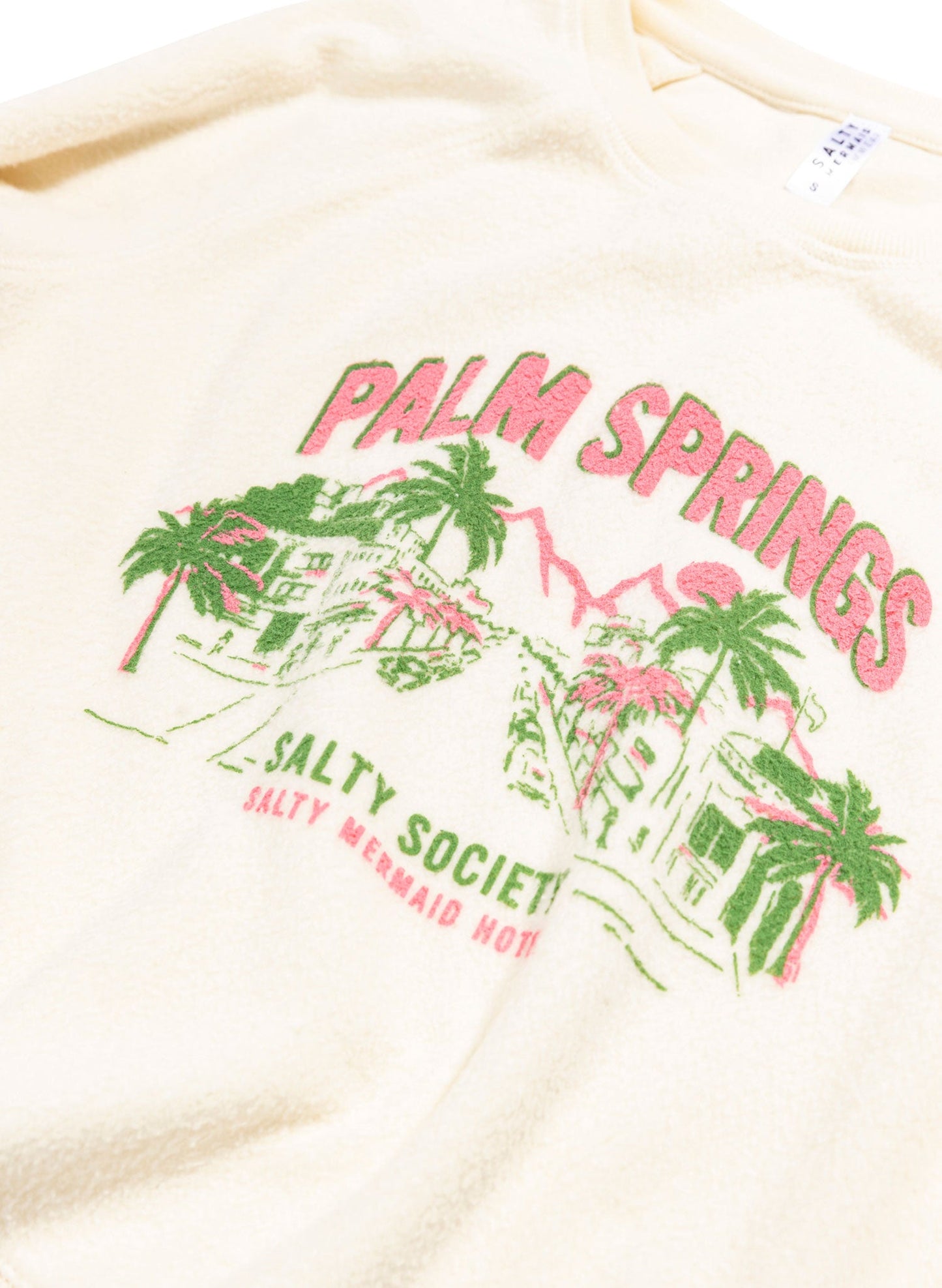 Palm Springs 'Salty Society' Crewneck Sweatshirt