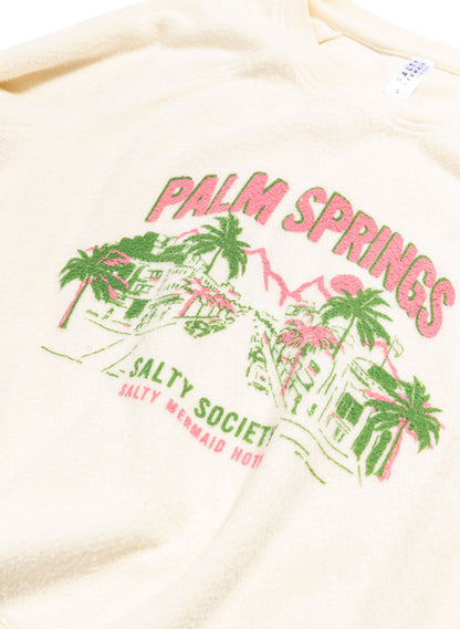 Palm Springs 'Salty Society' Crewneck Sweatshirt