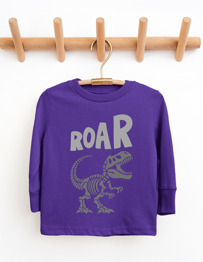 Dino Roar Youth & Toddler Long Sleeve Graphic Tee