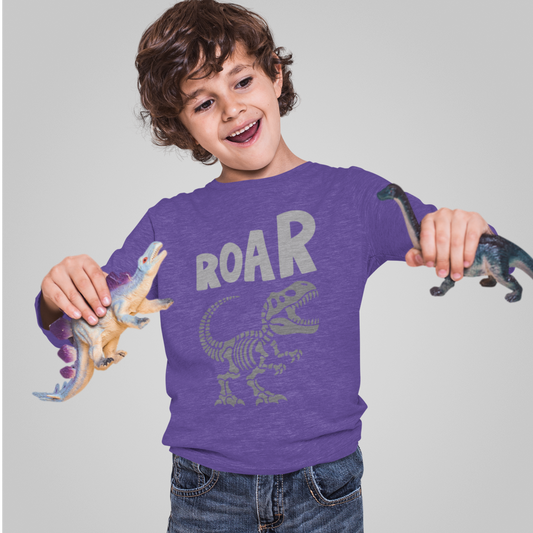 Dino Roar Youth & Toddler Long Sleeve Graphic Tee