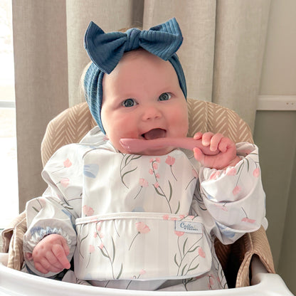 The Grayson Long Sleeve Bib - Fancy Floral