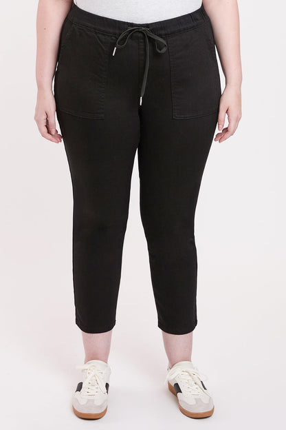 Women's Plus High Rise Pull On Straight Leg Jogger