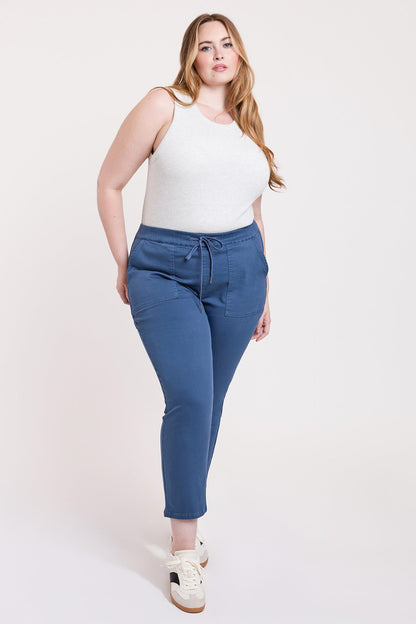 Women's Plus High Rise Pull On Straight Leg Jogger
