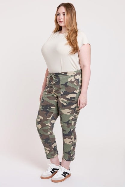 Women's Plus High Rise Pull On Straight Leg Jogger