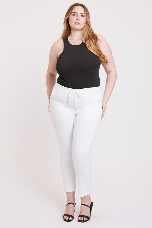 Women's Plus High Rise Pull On Straight Leg Jogger